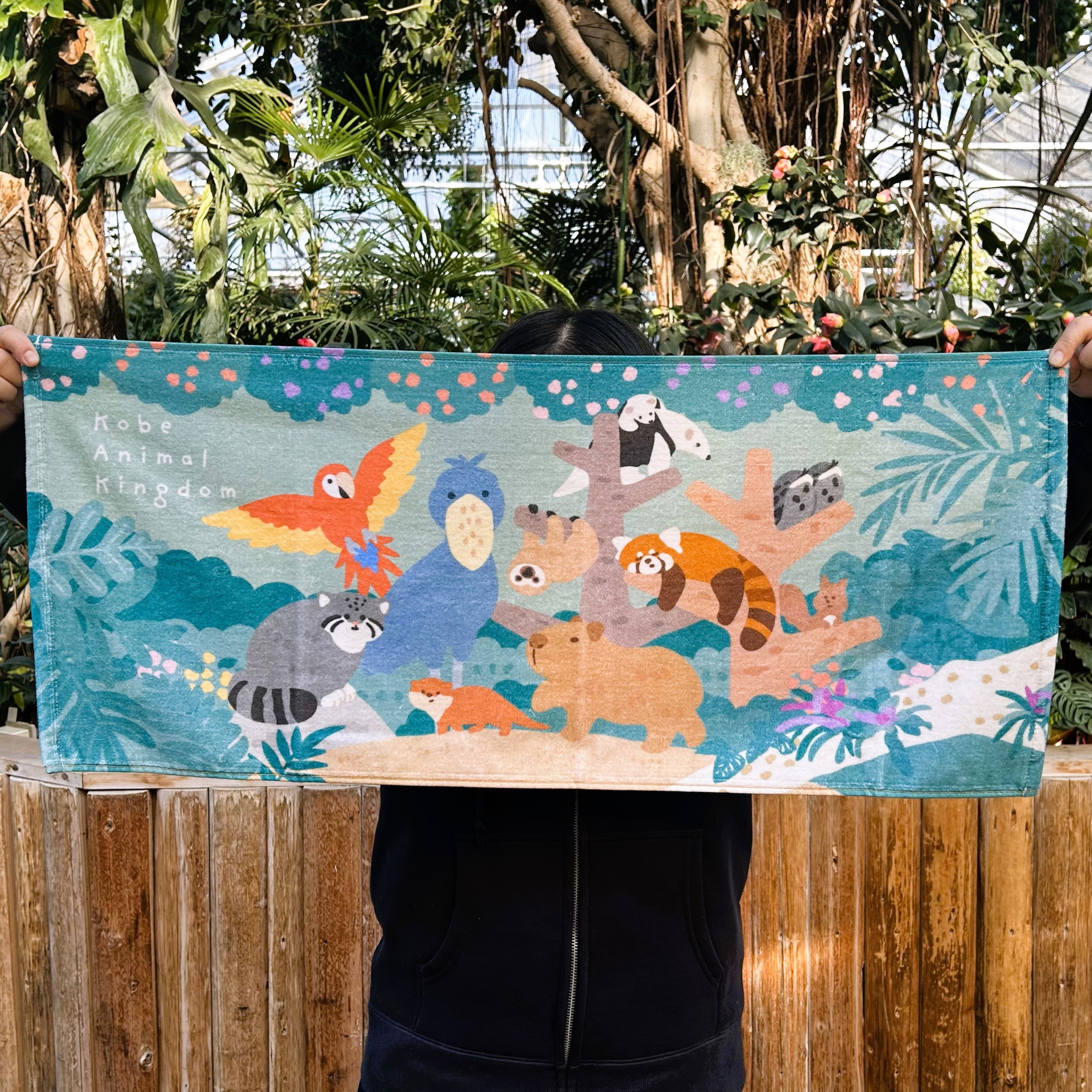 新品　ガラム220 トビウオ フェイスタオル 王国パラダイス | 神戸どうぶつ王国NS